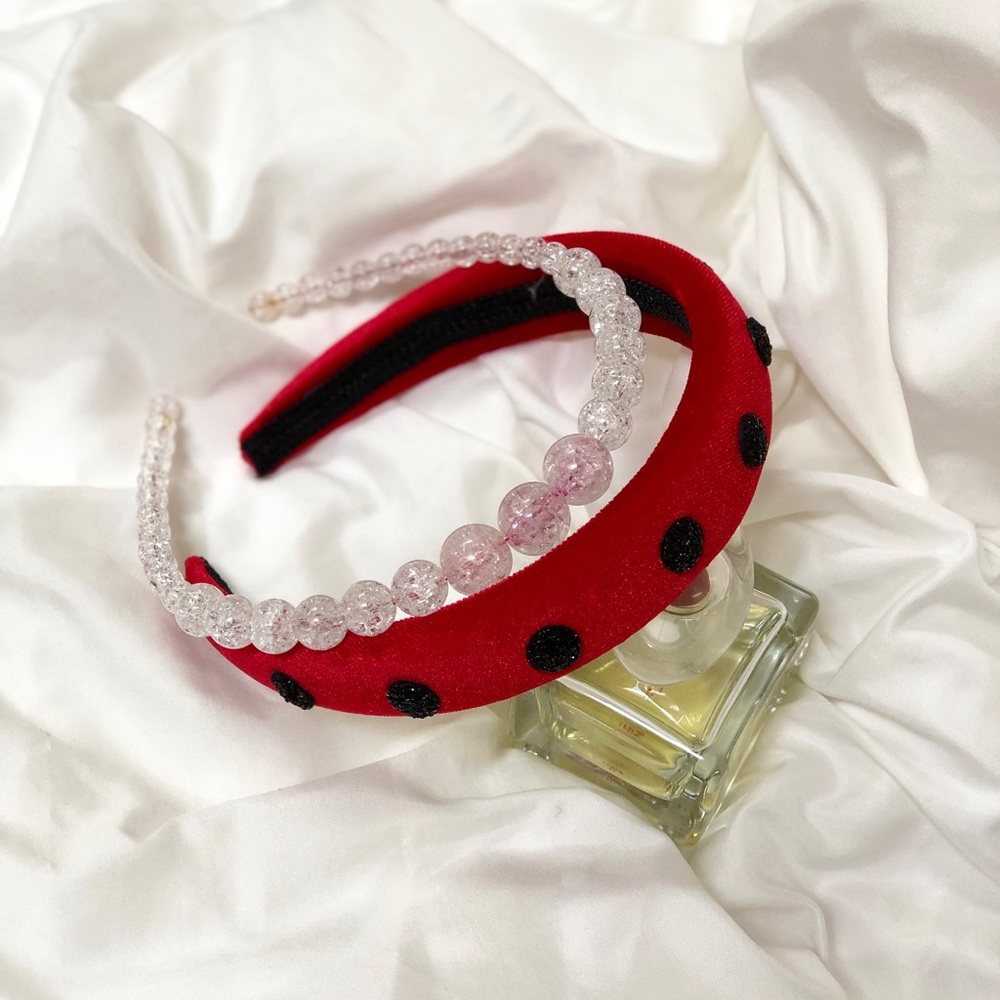 NEW Velvet Headband Rhinestone - Picture 7 of 7